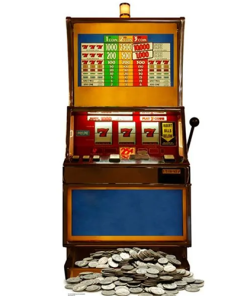 Fruit Machine (One Armed Bandit) Cardboard Cutout