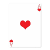 Ace of Hearts Cardboard Cutout