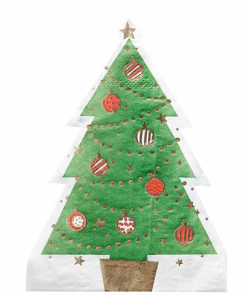 Christmas Tree Shaped Paper Napkin