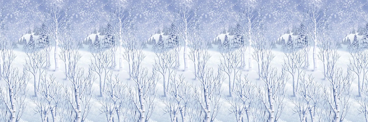 Winter Wonderland Scene Setter Roll