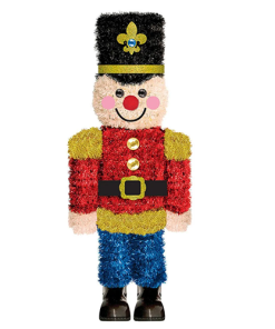 Christmas Nutcracker Tinsel 3D Decoration