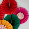 Diwali Paper Fan Decorations