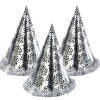Happy New Year's Silver Party Hat