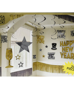 Happy New Year Room Decorating Mega Kit