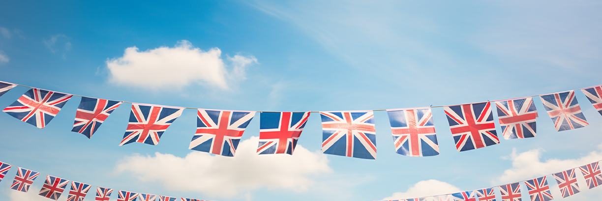 Union Jack Supplies.Bunting