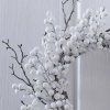 Twig Wreath with White Berries
