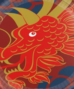 Chinese themed paper plates