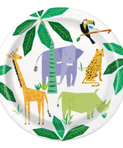 Jungle Zoo Animal Paper Plates