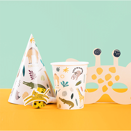 Zoo Themed Paper Napkins, Zoo Animal Napkins