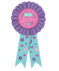 Big Sister Rosette Badge