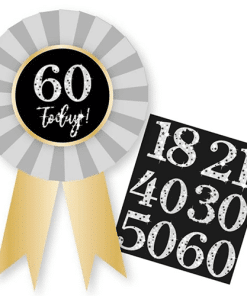 Add an Age Birthday Rosette Badge