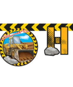 Construction Party Happy Birthday Banner