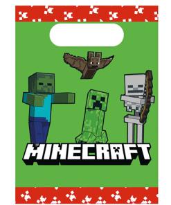 Minecraft Party Paper Party Bags