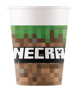 Minecraft Party Paper Cups