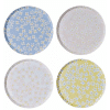 Pretty Flower Themed Plates