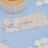 Pretty Flower Place Cards with Vellum Paper