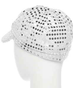 Silver Sequin Disco Hat