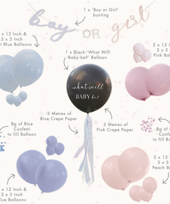 Baby Gender Reveal Balloon Decorating Kit