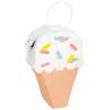 Ice Cream Cone Shaped Mini Pinata