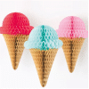 Ice Cream Honeycomb Decorations