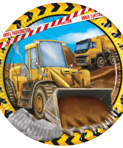 Construction Party Paper Plates