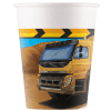 Construction Themed Paper Cups