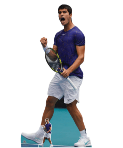 Carlos Alcaraz Tennis Lifesize Cardboard Cutout