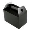 Black Coloured Party Food Boxes