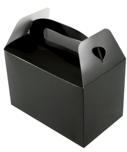 Black Coloured Party Food Boxes