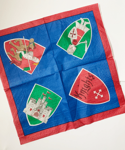 Brave Knight Themed Paper Napkins