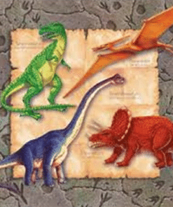 Diggin For Dinsoaurs Themed Napkins