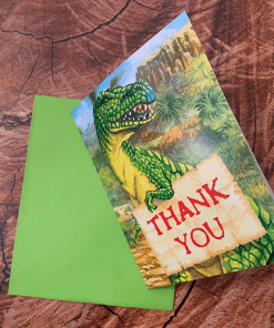 Dinosaur T Rex Thank You Cards