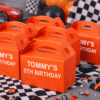 Orange Customised Party Food Boxes