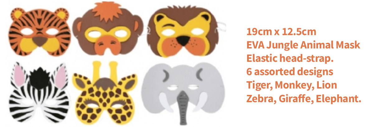 Foam Wild Animal Mask