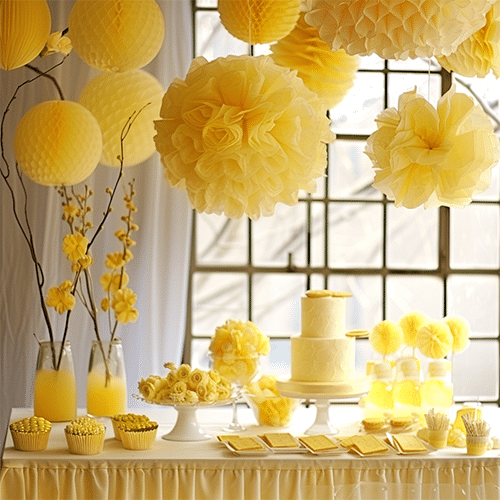 Party Decorations By Colour