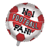 Red & White Football Foil Balloon