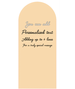 Cream Backdrop For Balloons