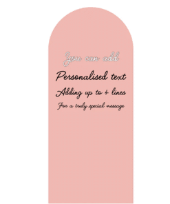 Alternative view of Rose Gold Pink Cardboard Backdrop For Balloons - 1.8m - Next Day Delivery Available