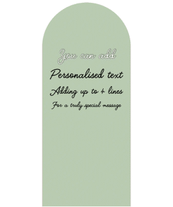 Alternative view of Sage Green Cardboard Backdrop For Balloons - 1.8m - Next Day Delivery Available