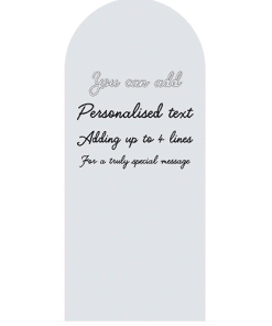 Silver Blue Cardboard Backdrop For Balloons