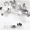 Black & Silver Latex Balloon Arch Garland