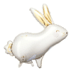 Bunny Rabbit Foil Balloon