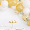Gold, Silver & White DIY Balloon Arch Kit