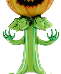 Halloween Tall Pumpkin Foil Balloon - 5 Feet Tall