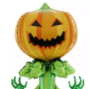 Halloween Tall Pumpkin Foil Balloon - 5 Feet Tall
