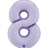 Lilac Number Balloon 8