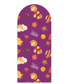 Wonka Sweets & Stars Backdrop Cardboard Cut Out - 185cm- Next Day Delivery Available