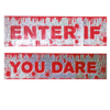 Enter If You Dare Foil Banner