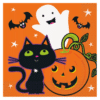Halloween Pumpkin Napkin