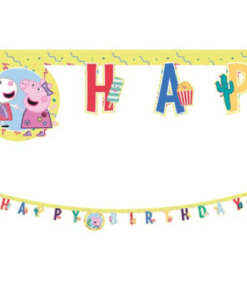 Peppa Pig Happy Birthday Banner